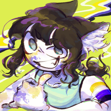 bust (icon)/painting/simple back (2023)