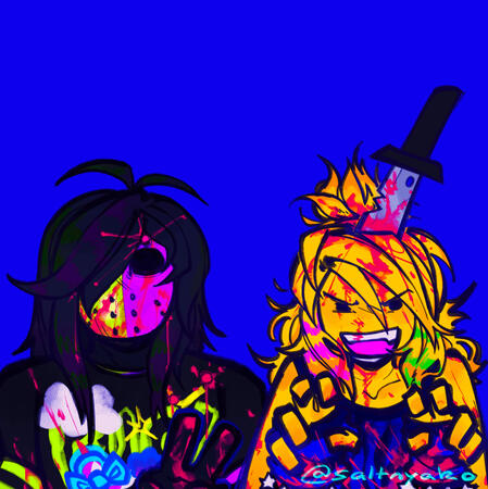 bust (2x) - full render - simple background