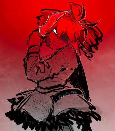 halfbody - sketch - simple background