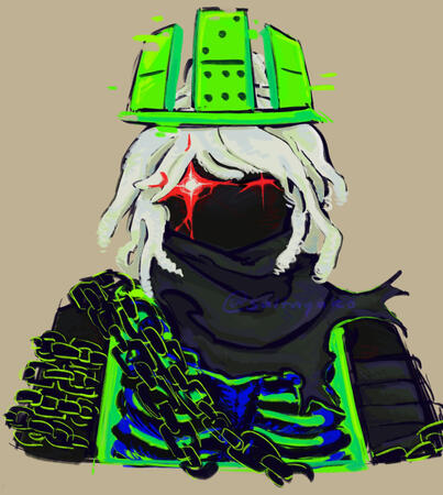 bust - rendered sketch - no background