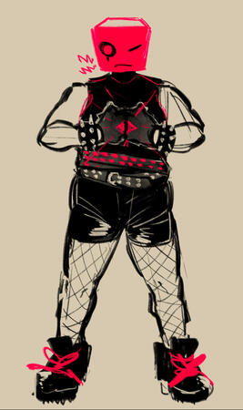 fullbody - sketch - no background